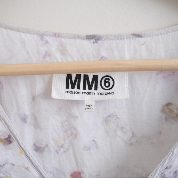 MM6 Light Grey Purple Stone Print Dress - Size 36 or XS - Picture 3 of 3